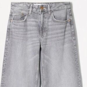 NWWT Bershka Light Gray Baggy Low Waist